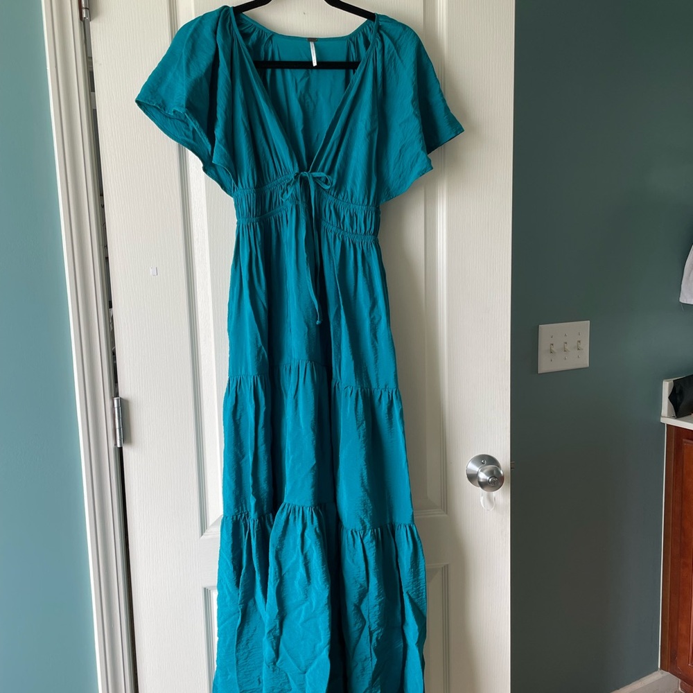 Teal Maxi Dress